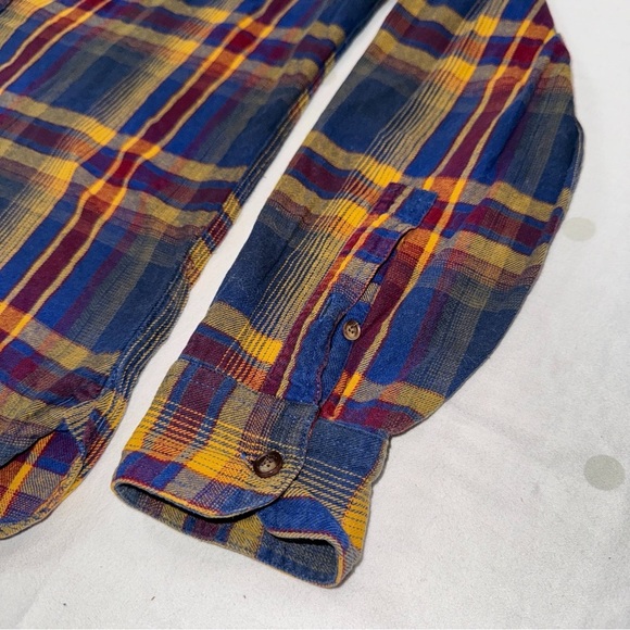 Levi's Men's Plaid Button-Up Flannel Shirt Long Sleeve Size Medium - Picture 5 of 5